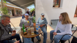 Limnes villagers and Lambrini Papachristodoulou